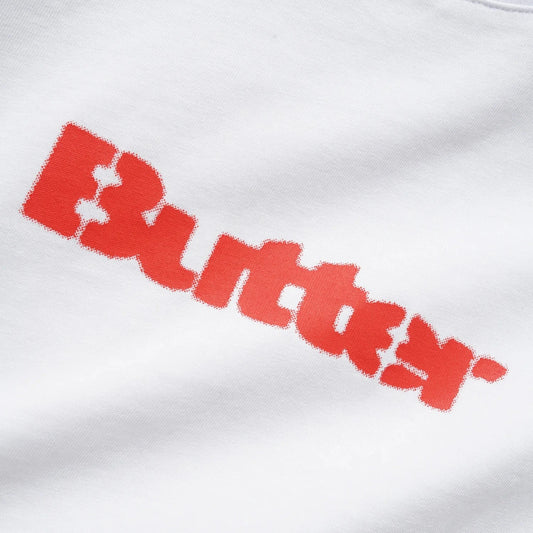 Butter Goods Stencil Logo Tee White