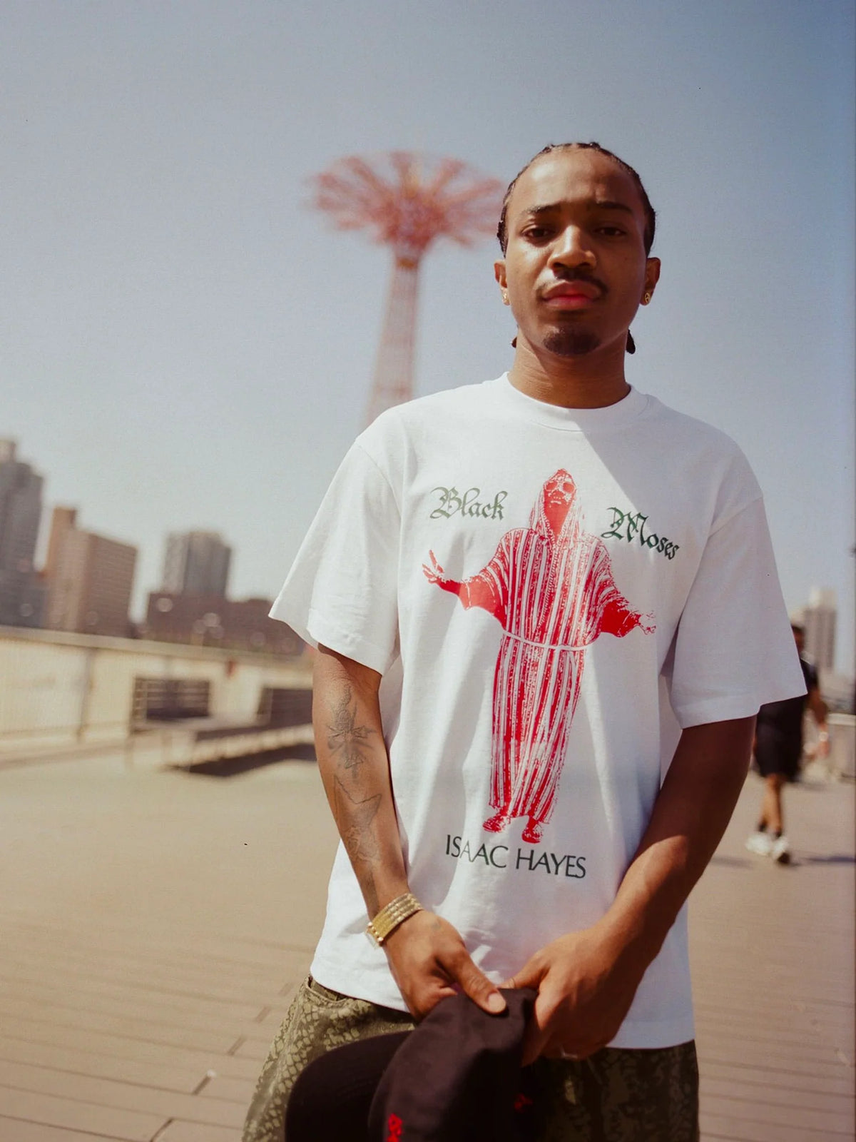 Butter Goods Black Moses Tee White
