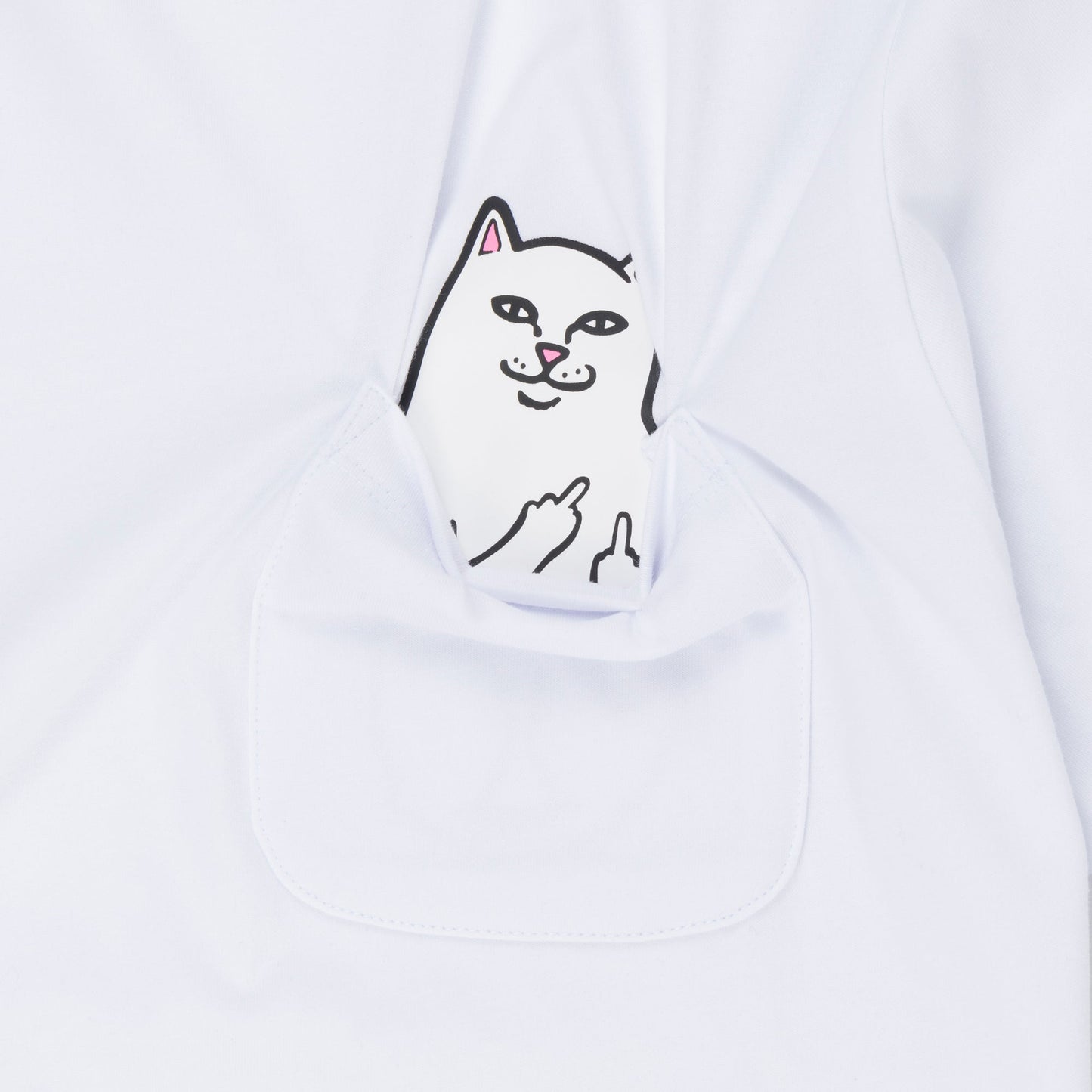 RIPNDIP Lord Nermal S/S Pocket Tee (White)