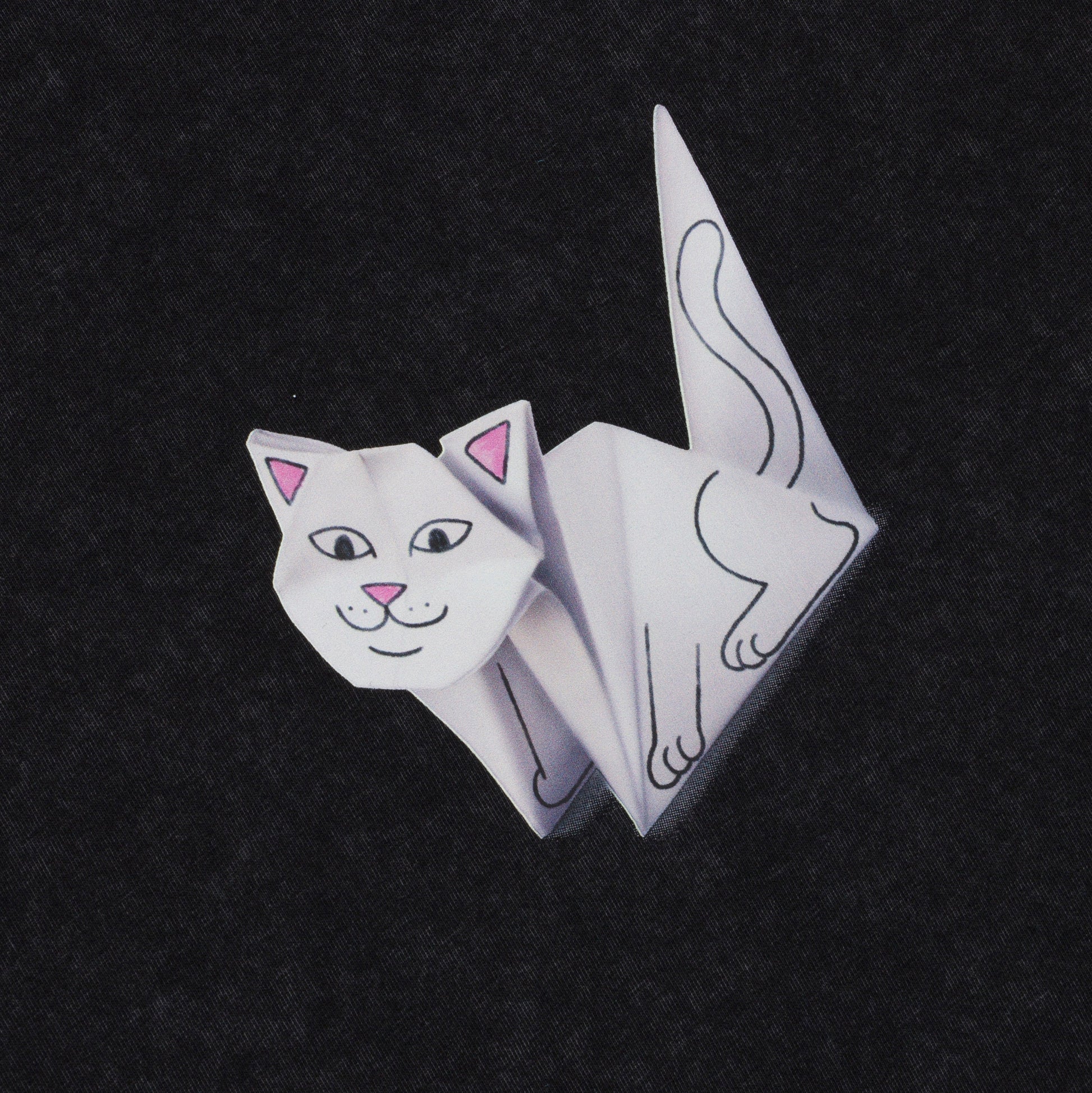 RIPNDIP Origami Tee (Black Vintage Wash)