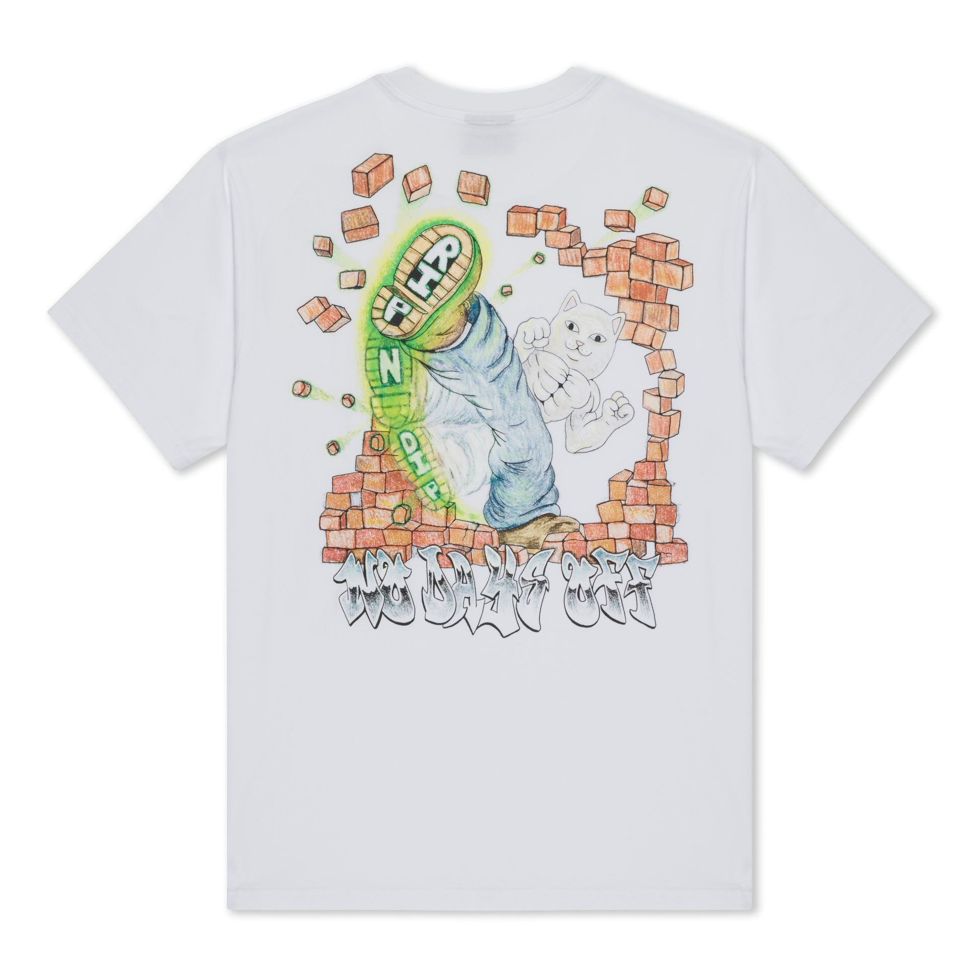 RIPNDIP Karate Kat Tee (White)