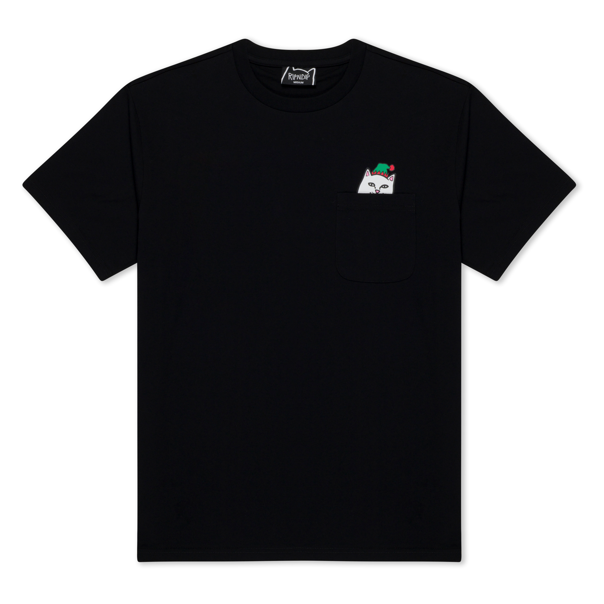 RIPNDIP Lord Nermal Elf Pocket Tee (Black)