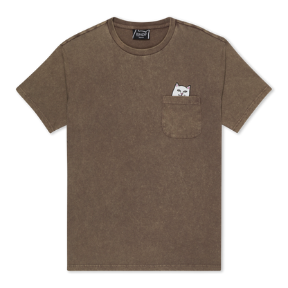 RIPNDIP Lord Nermal Pocket Tee (Brown Vintage Wash)
