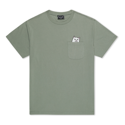 RIPNDIP Lord Nermal Pocket Tee (Sage Vintage Wash)