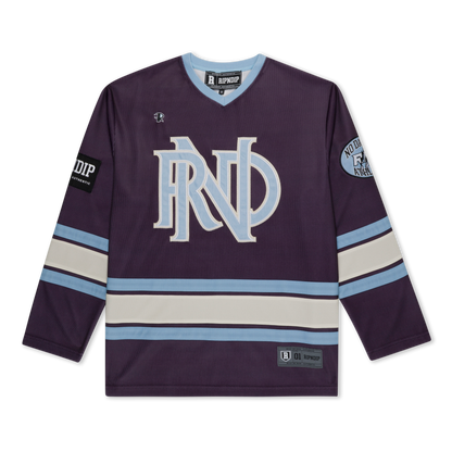 RIPNDIP No Days Off Hockey Jersey  (Plum)
