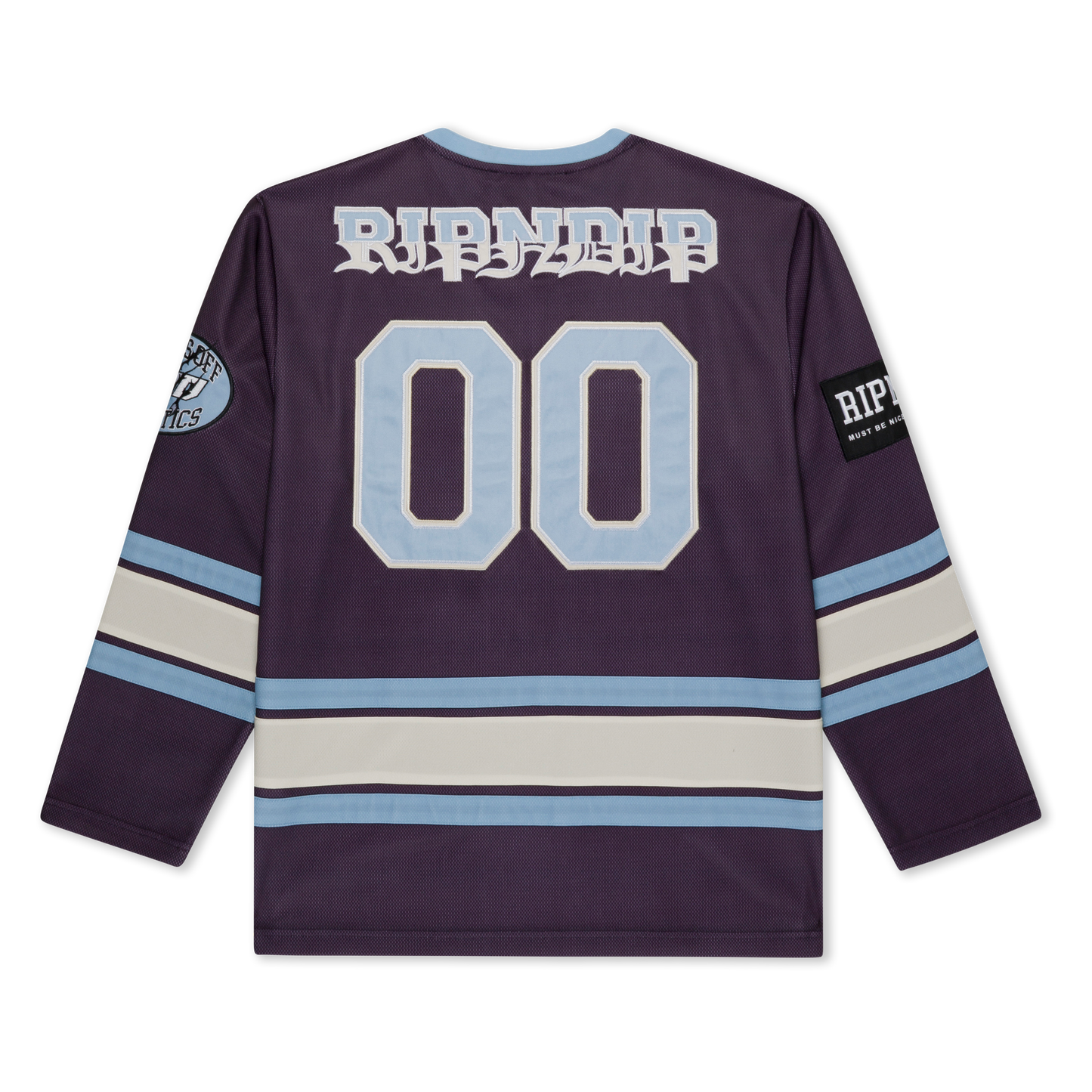 RIPNDIP No Days Off Hockey Jersey  (Plum)