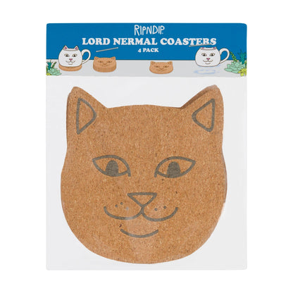 RIPNDIP Lord Nermal 4pc Coaster Set (White)