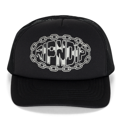 RIPNDIP Linked Up Trucker Hat (Black)