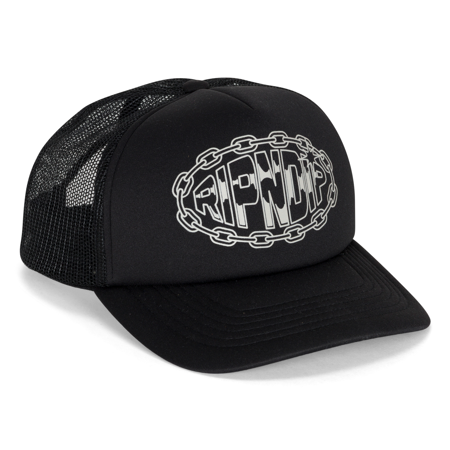 RIPNDIP Linked Up Trucker Hat (Black)