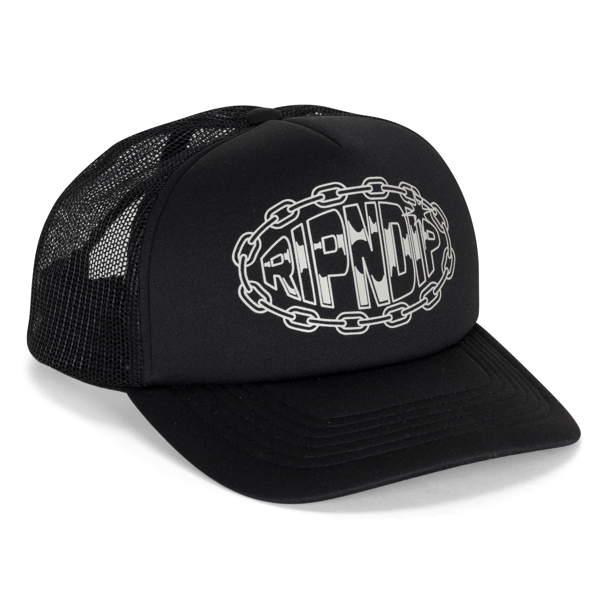RIPNDIP Linked Up Trucker Hat (Black)