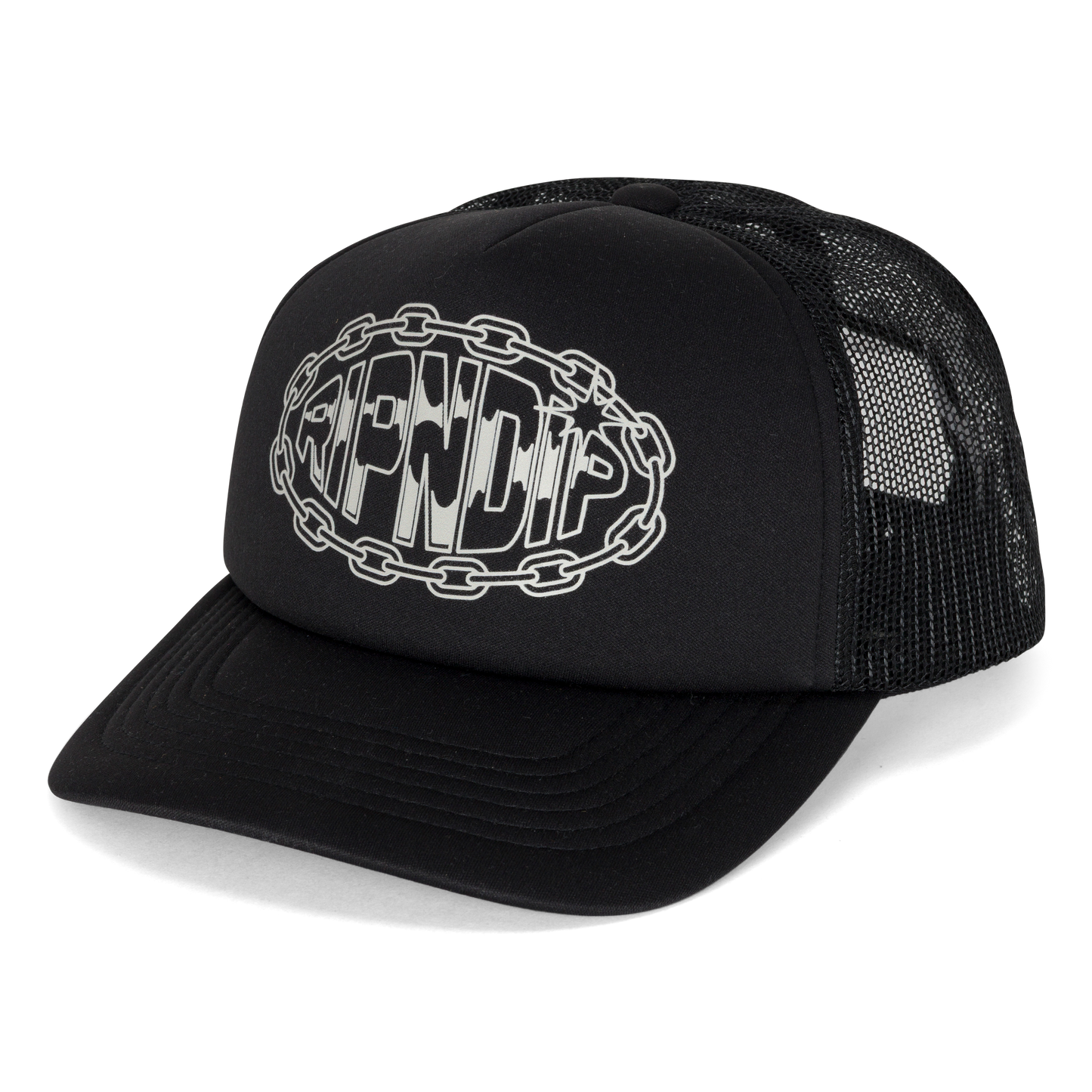 RIPNDIP Linked Up Trucker Hat (Black)