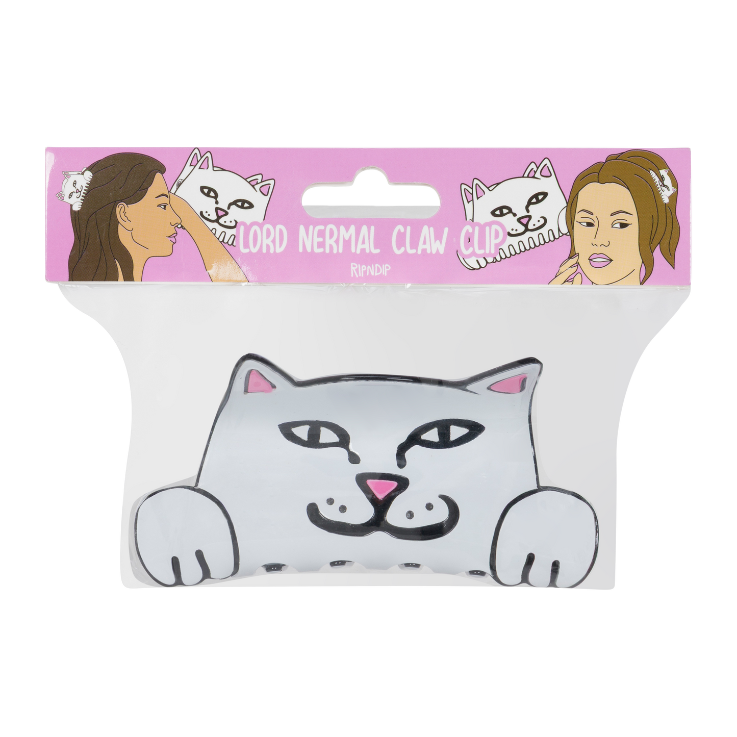 RIPNDIP Lord Nermal Hair Clip (White)