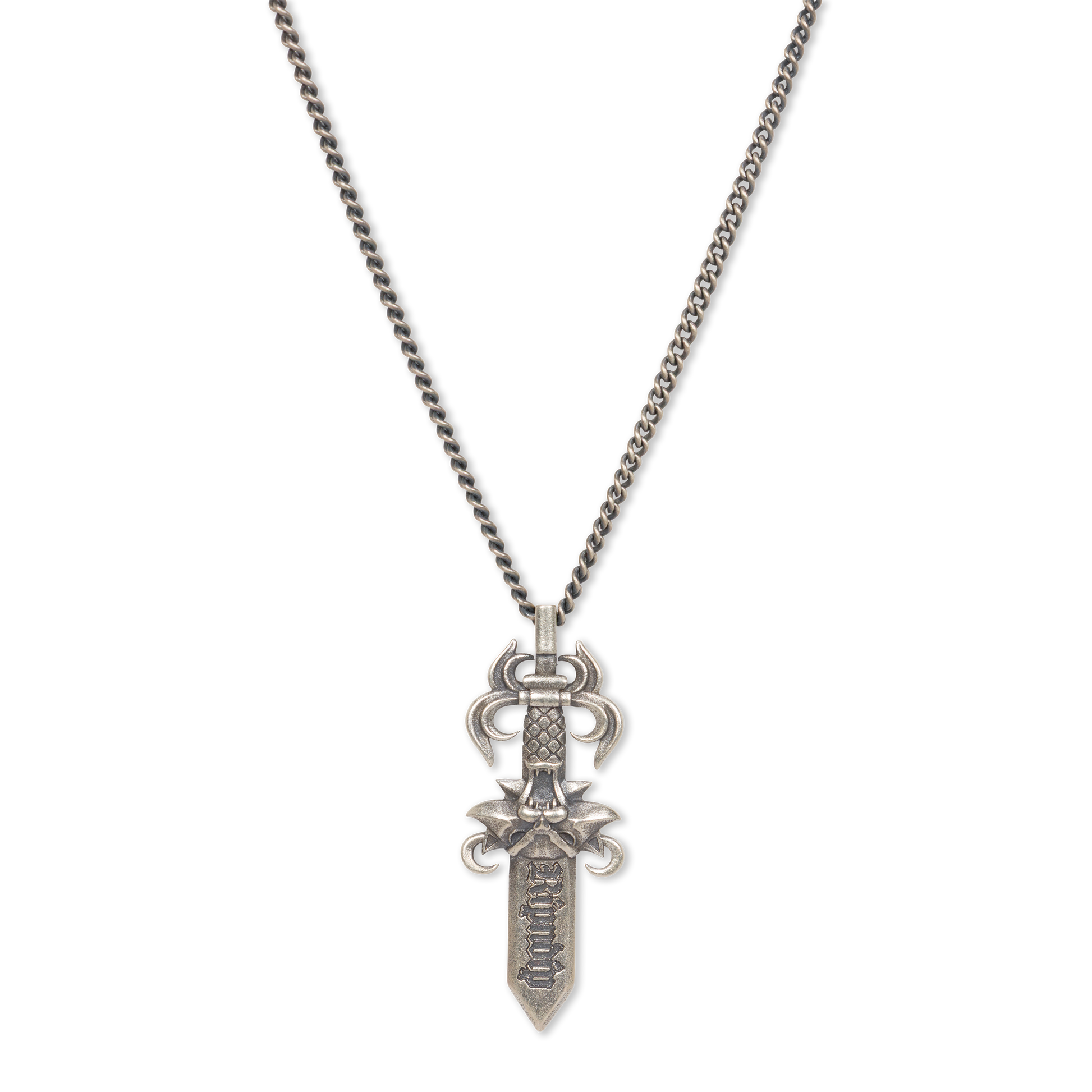 RIPNDIP Nerm Dagger Necklace (Silver)