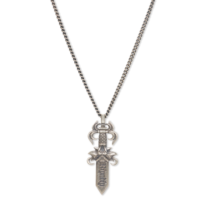 RIPNDIP Nerm Dagger Necklace (Silver)