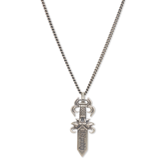 RIPNDIP Nerm Dagger Necklace (Silver)
