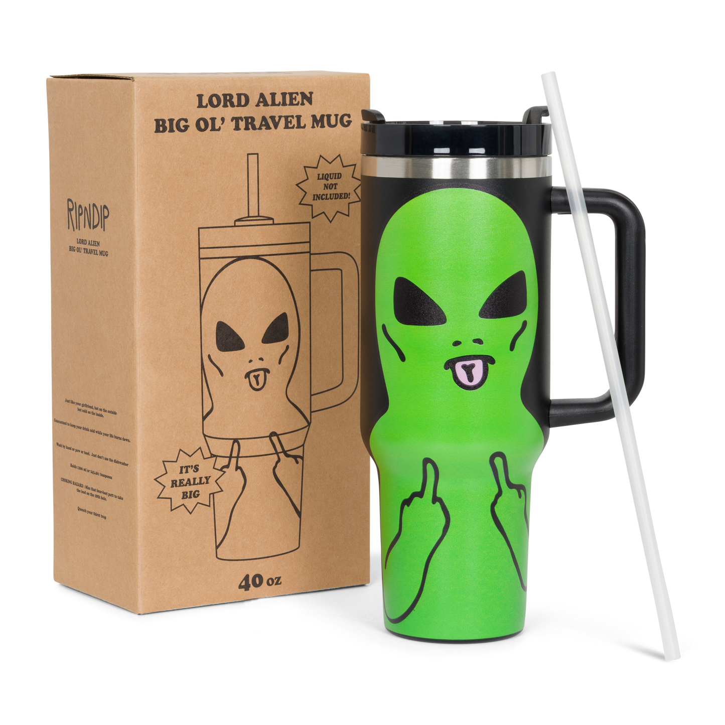 RIPNDIP Lord Alien Big Ol Cup Tumbler (Black)
