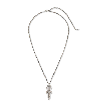 RIPNDIP Nerm Dagger Necklace (Silver)