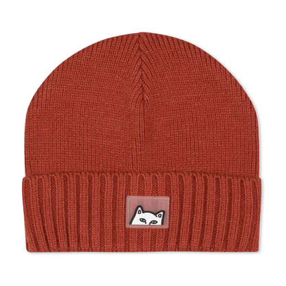 RIPNDIP Peeking Beanie (Burnt Orange)