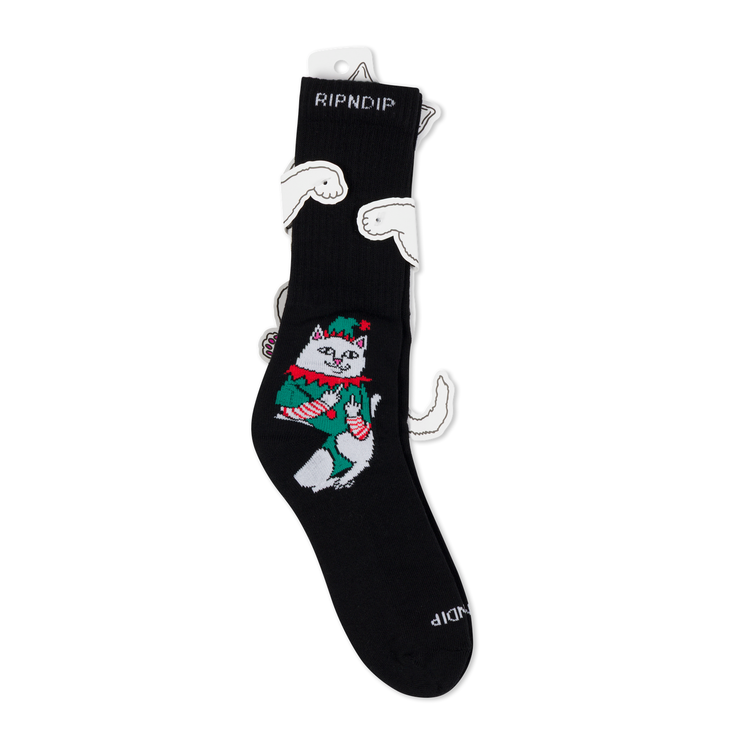 RIPNDIP Nermal Elf Socks (Black)