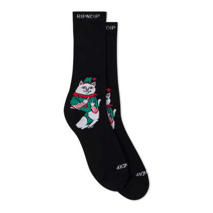 RIPNDIP Nermal Elf Socks (Black)