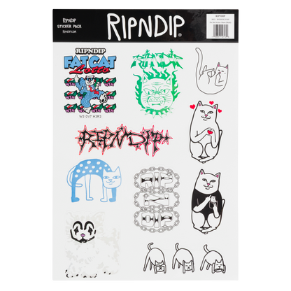 RIPNDIP Pet Me Sticker Sheet (Multi)