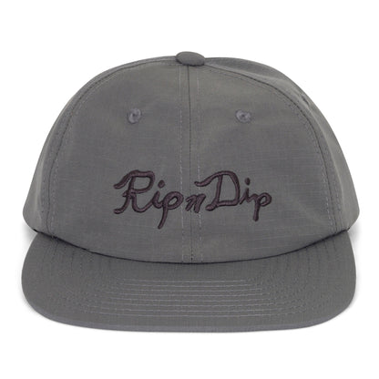 RIPNDIP Script Snapback (Charcoal)