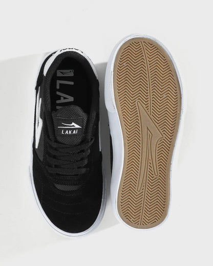 Lakai Cambridge Kids - Black/White Suede