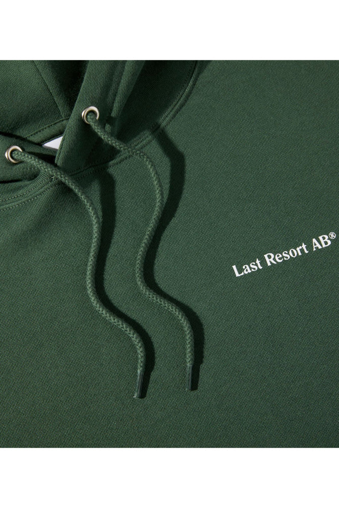 Last Resort Atlas Monogram Hoodie Forest Green