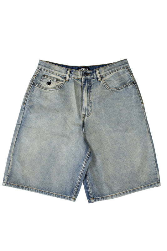 NNSNS Clothing Biggerfoot Denim Shorts Pale Denim