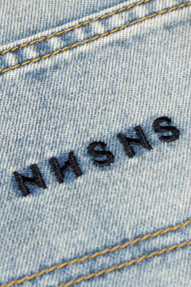 NNSNS Clothing Biggerfoot Denim Shorts Pale Denim