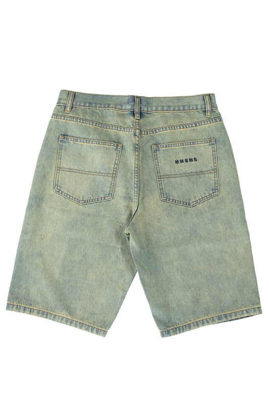 NNSNS Clothing Biggerfoot Denim Shorts Tinted Denim