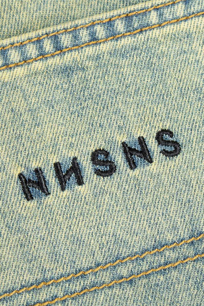 NNSNS Clothing Biggerfoot Denim Shorts Tinted Denim