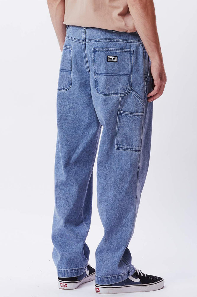 OBEY Hardwork Carpenter Denim Light Indigo