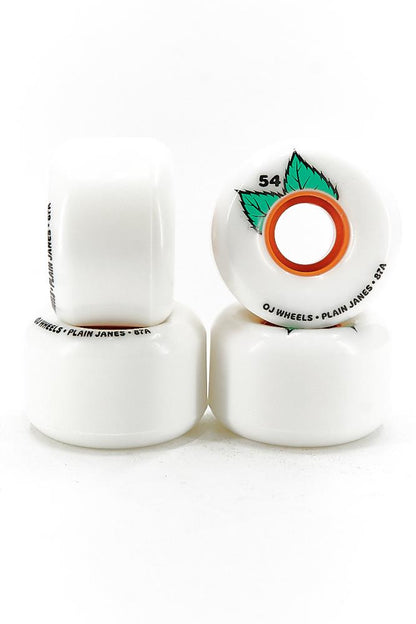 OJ WHEELS Plane Jane Keyframe 87A Wheels White