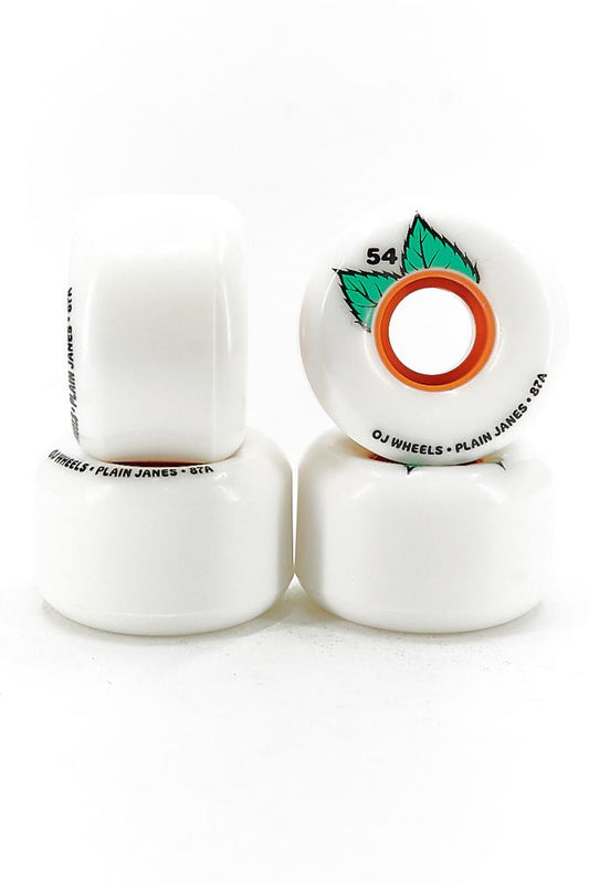OJ WHEELS Plane Jane Keyframe 87A Wheels White