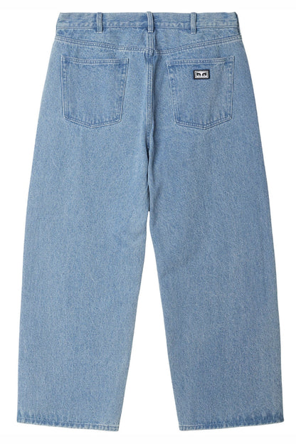 Obey Bigwig Baggy Denim Light Indigo