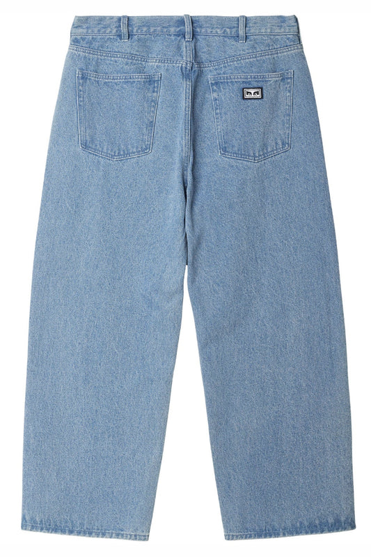 Obey Bigwig Baggy Denim Light Indigo