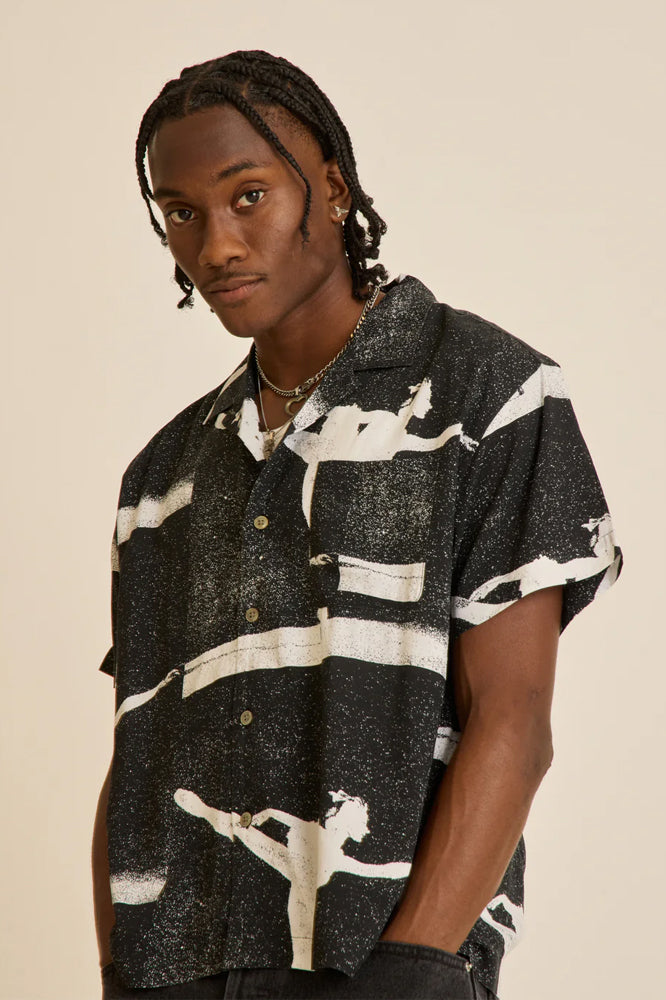Obey Jacques Woven Black Multi