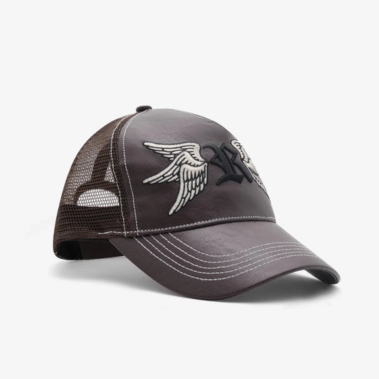Rassvet Swallows Trucker Cap Woven Brown