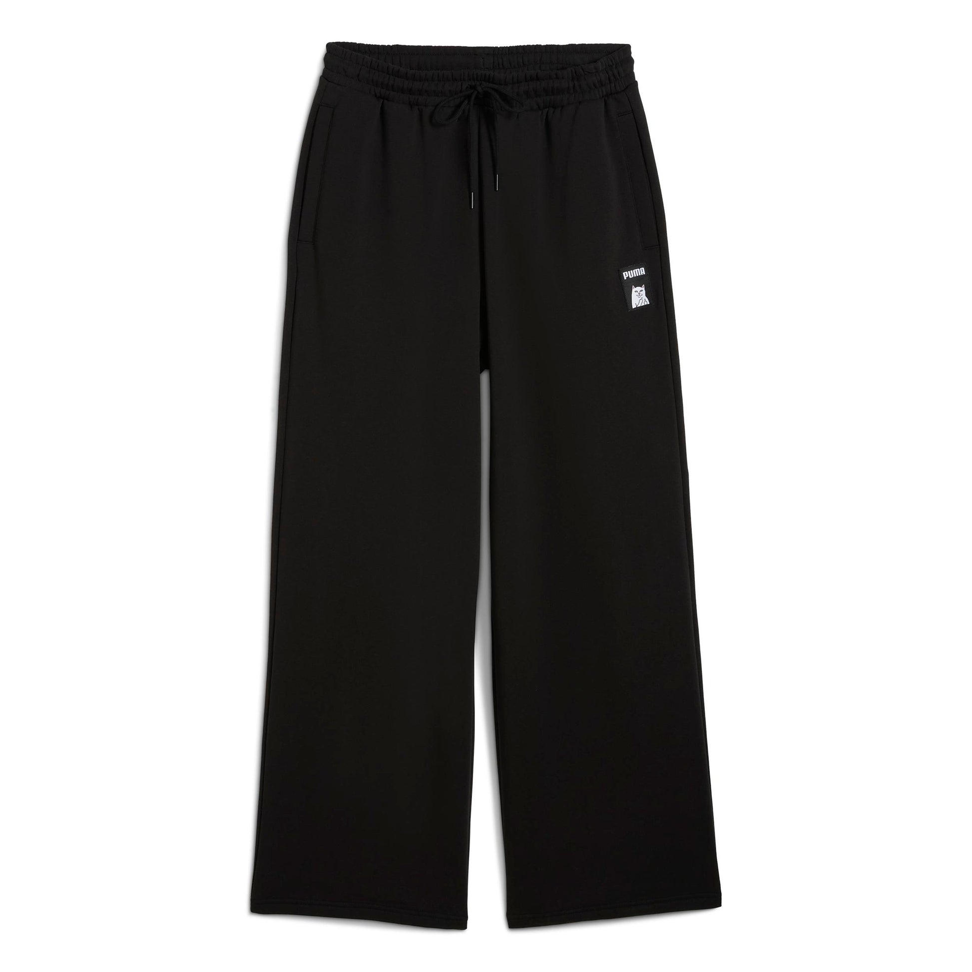 RIPNDIP PUMA X RIPNDIP Oversized Wide Sweatpants (Puma Black)