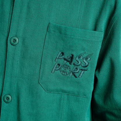 Pass~Port Shop Rules Painters Jacket Prussian Green