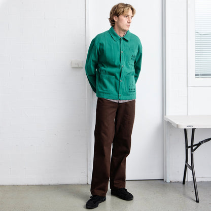 Pass~Port Shop Rules Painters Jacket Prussian Green