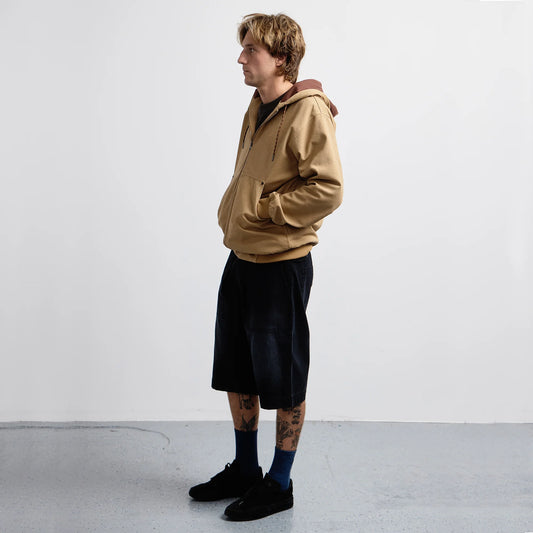 Pass~Port Diggers Zip Hood Camel