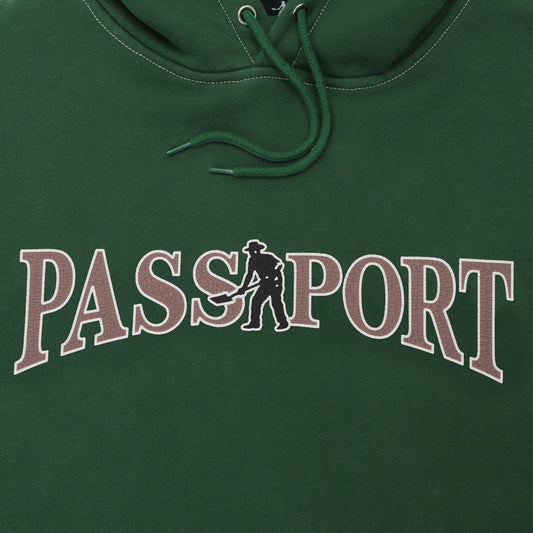 Pass~Port Official Contrast Hood Washed Forest Green