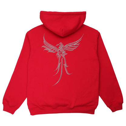 Pass~Port Calligraphy Zip Hood Red