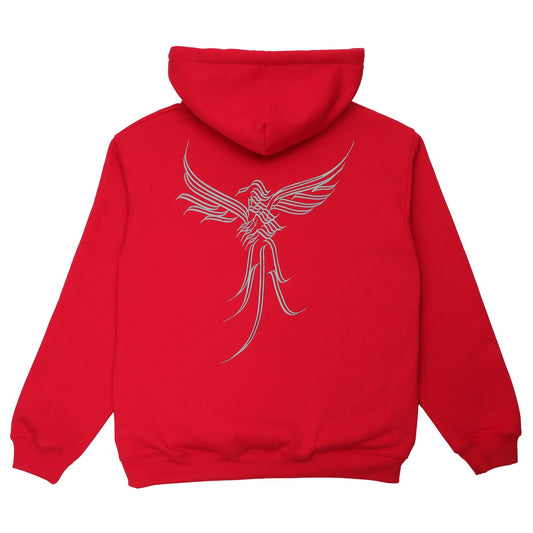 Pass~Port Calligraphy Zip Hood Red