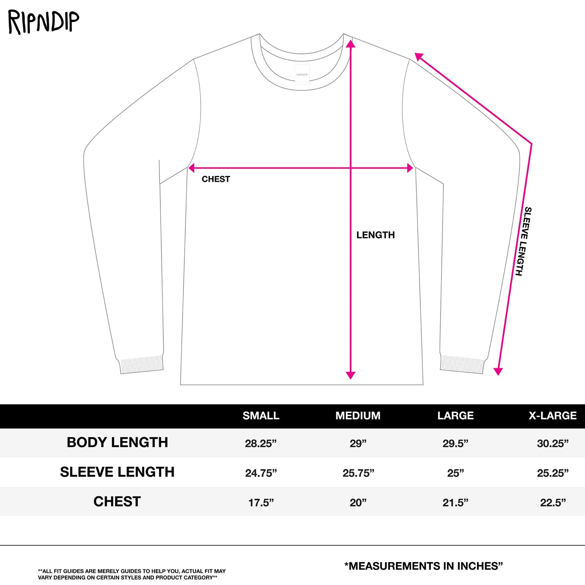 RIPNDIP Lord Nermal L/S Pocket Tee (Black)