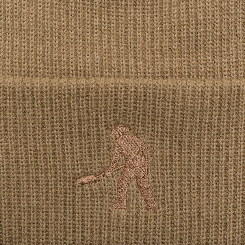 Pass~Port Solid Cotton Beanie - Khaki