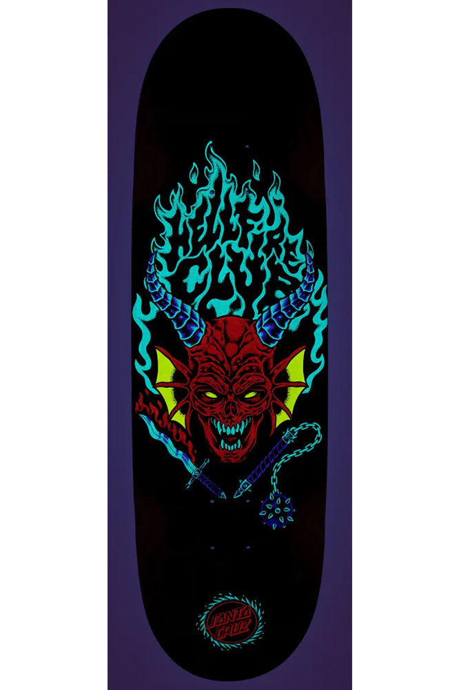 Santa Cruz X Stranger Things Hellfire Club Flames Deck