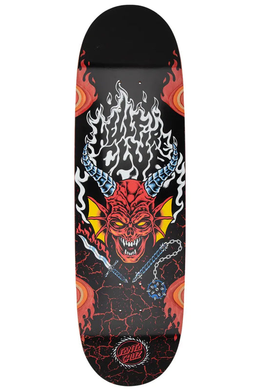 Santa Cruz X Stranger Things Heilfire Club Flames Deck